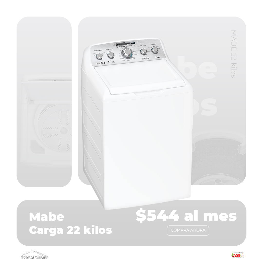 Lavadora Mabe 22 kilos