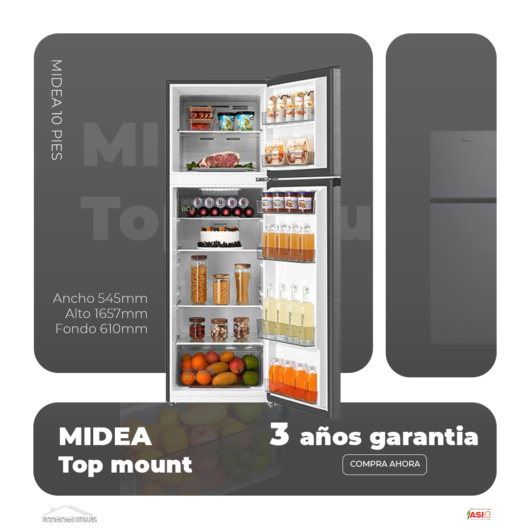 Refrigerador Midea 10 pies - imagen 2