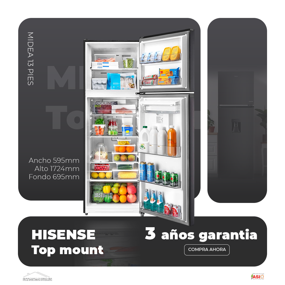 Refrigerador Midea 13 pies - imagen 2