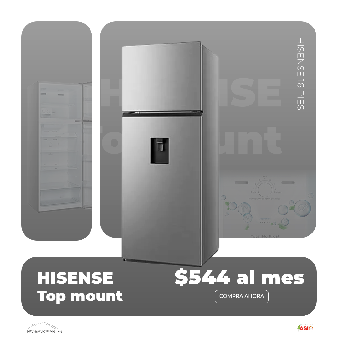 Refrigerador Hisense 16 pies - imagen 1