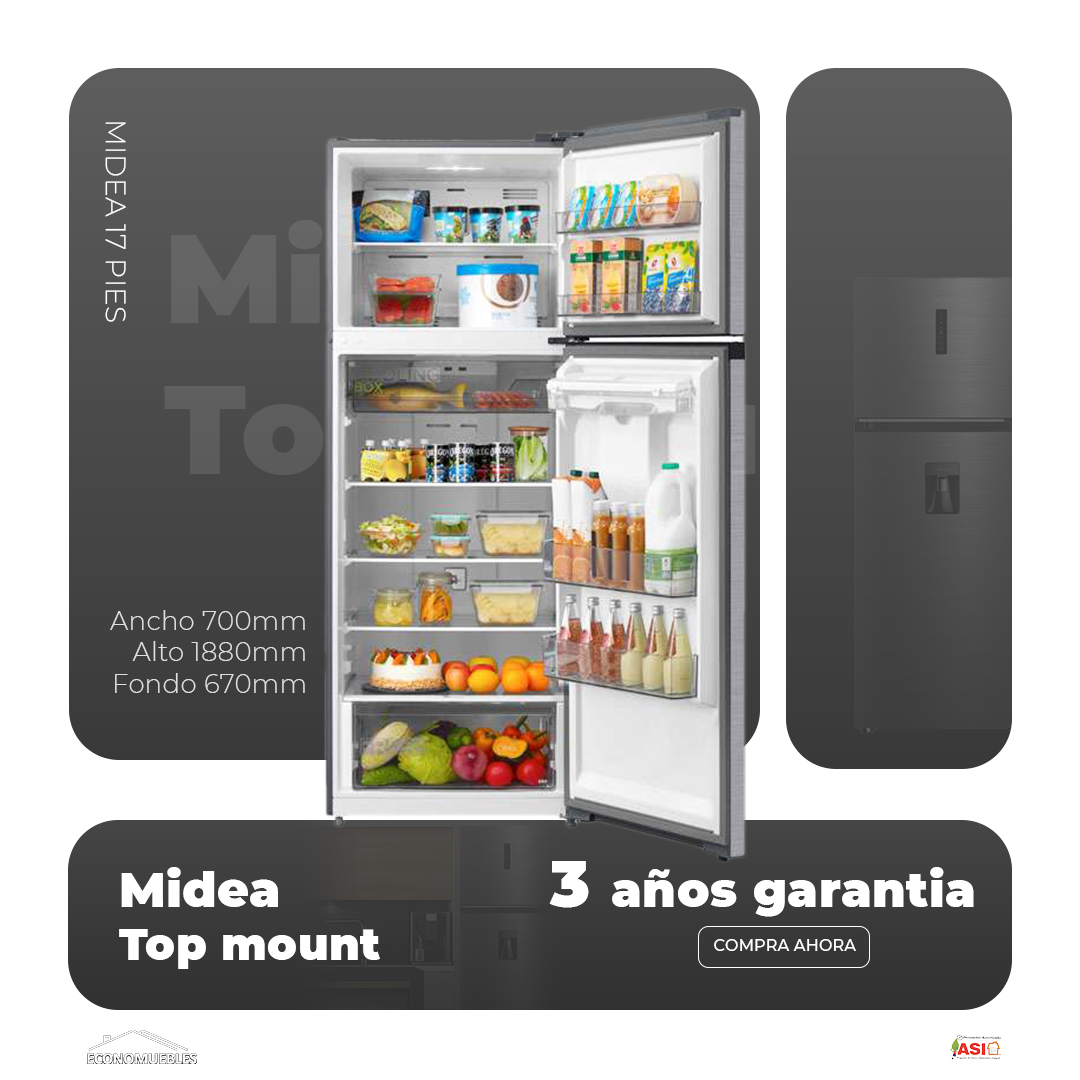 Refrigerador Midea 17 pies - imagen 2